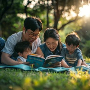Family reading